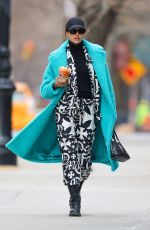 IRINA SHAYK at Joe & the Juice in New York 02/12/2020