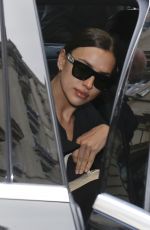 IRINA SHAYK Leaves Her Hotel in Paris 02/27/2020