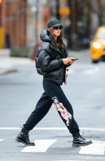 IRINA SHAYK Out and About in New York 02/07/2020