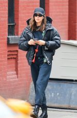 IRINA SHAYK Out and About in New York 02/07/2020