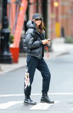 IRINA SHAYK Out and About in New York 02/07/2020