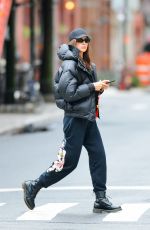 IRINA SHAYK Out and About in New York 02/07/2020