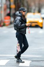 IRINA SHAYK Out and About in New York 02/07/2020