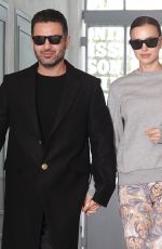 IRINA SHAYK Out at Milan Fashion Week 02/21/2020