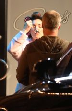 JAIMIE ALEXANDER on the Set of Vegan Ice Cream Commercial in West Hollywood 02/24/2020
