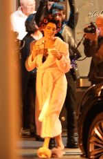 JAIMIE ALEXANDER on the Set of Vegan Ice Cream Commercial in West Hollywood 02/24/2020