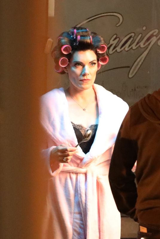 JAIMIE ALEXANDER on the Set of Vegan Ice Cream Commercial in West Hollywood 02/24/2020