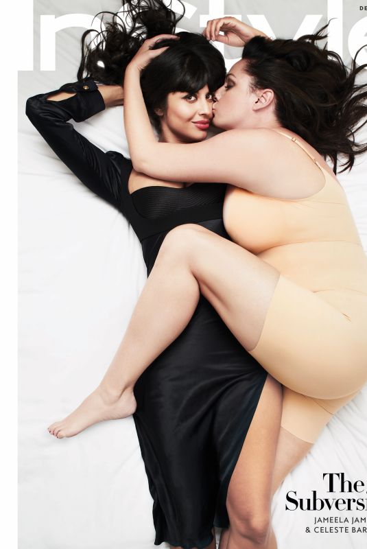 JAMEELA JAMIL and CELESTE BARBER in Instyle Magazine, December 2019
