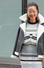 JAMIE CHUNG Out at New York Fashion Week 02/08/2020