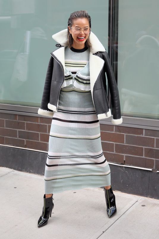 JAMIE CHUNG Out at New York Fashion Week 02/08/2020