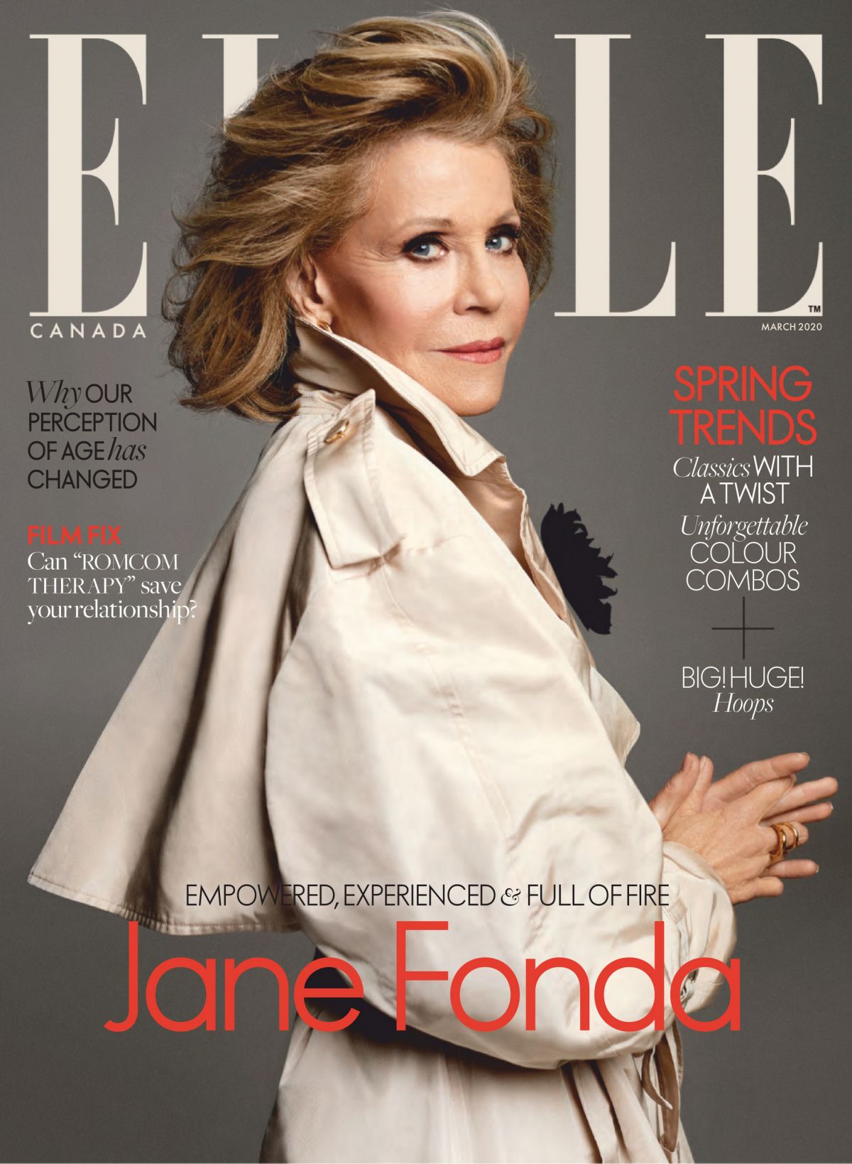 JANE FONDA in Elle Magazine, Canada March 2020 – HawtCelebs