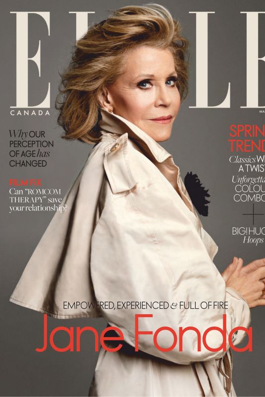 JANE FONDA in Elle Magazine, Canada March 2020