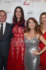 JANE SEYMOUR and KATHERINE and JENNIFER FLYNN at Jane Seymour Open Hearts Foundation in Beverly Hills 02/15/2020