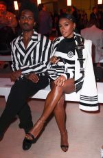 JANELLE MONAE at Balmain Fashion Show in Paris 02/28/2020