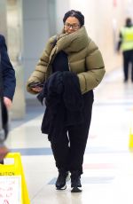 JANET JACKSON at JFK Airport in New York 02/08/2020