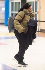 JANET JACKSON at JFK Airport in New York 02/08/2020