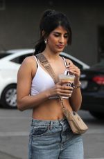 JASMIN WALIA at Alfred Coffee in West Hollywood 01/31/2020