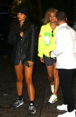JASMINE SANDERS Arrives at LIV in Miami 02/02/2020