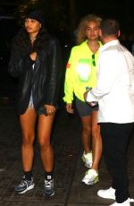 JASMINE SANDERS Arrives at LIV in Miami 02/02/2020