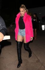 JASMINE SANDERS Leaves Paris Hilton