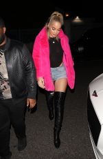 JASMINE SANDERS Leaves Paris Hilton