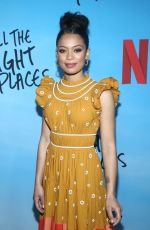 JAZ SINCLAIR at All the Bright Places Premiere in Hollywood 02/24/2020
