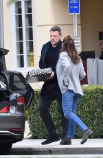 JENNIFER GARNER and Ben Affleck Out in Brentwood 02/27/2020