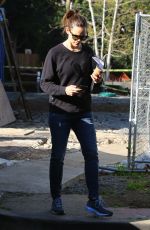 JENNIFER GARNER at a Construction Site in Brentwood 02/24/2020