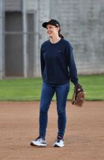 JENNIFER GARNER at a Playground in Los Angeles 02/25/2020