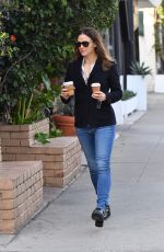 JENNIFER GARNER Out for Coffee in Brentwood 02/05/2020