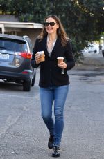 JENNIFER GARNER Out for Coffee in Brentwood 02/05/2020