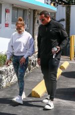 JENNIFER LOPEZ and Alex Rodriguez Arrives at a Gym in Miami 02/27/2020