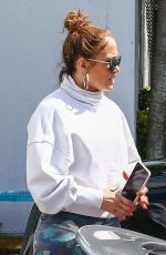 JENNIFER LOPEZ and Alex Rodriguez Arrives at a Gym in Miami 02/27/2020