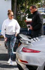 JENNIFER LOPEZ and Alex Rodriguez Arrives at a Gym in Miami 02/27/2020