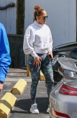 JENNIFER LOPEZ and Alex Rodriguez Arrives at a Gym in Miami 02/27/2020