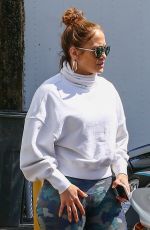 JENNIFER LOPEZ and Alex Rodriguez Arrives at a Gym in Miami 02/27/2020