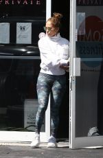 JENNIFER LOPEZ and Alex Rodriguez Arrives at a Gym in Miami 02/27/2020