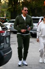 JENNIFER LOPEZ and Alex Rodriguez Out in Miami 02/23/2020