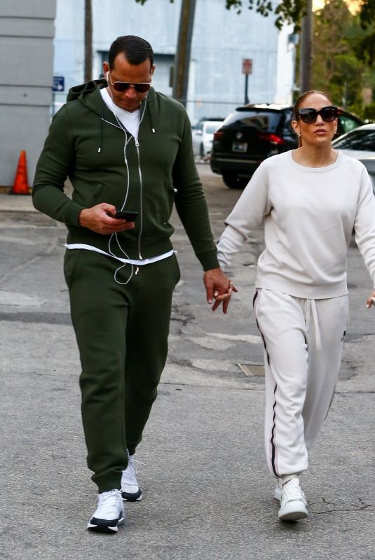 JENNIFER LOPEZ and Alex Rodriguez Out in Miami 02/23/2020