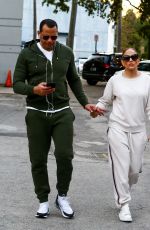 JENNIFER LOPEZ and Alex Rodriguez Out in Miami 02/23/2020
