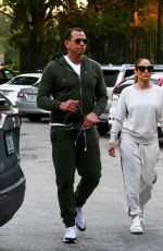 JENNIFER LOPEZ and Alex Rodriguez Out in Miami 02/23/2020