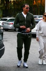 JENNIFER LOPEZ and Alex Rodriguez Out in Miami 02/23/2020