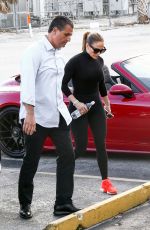 JENNIFER LOPEZ Arrives at a Gym in Miami 02/23/2020