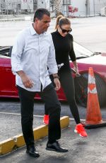 JENNIFER LOPEZ Arrives at a Gym in Miami 02/23/2020