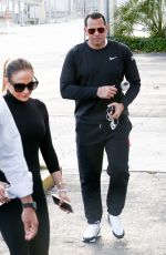 JENNIFER LOPEZ Arrives at a Gym in Miami 02/23/2020