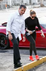 JENNIFER LOPEZ Arrives at a Gym in Miami 02/23/2020