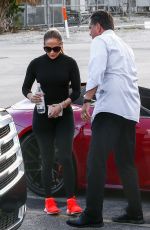 JENNIFER LOPEZ Arrives at a Gym in Miami 02/23/2020