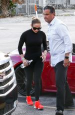 JENNIFER LOPEZ Arrives at a Gym in Miami 02/23/2020