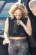 JENNIFER LOPEZ Arrives at a Gym in Miami 02/26/2020