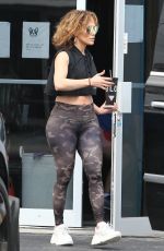 JENNIFER LOPEZ Arrives at a Gym in Miami 02/26/2020